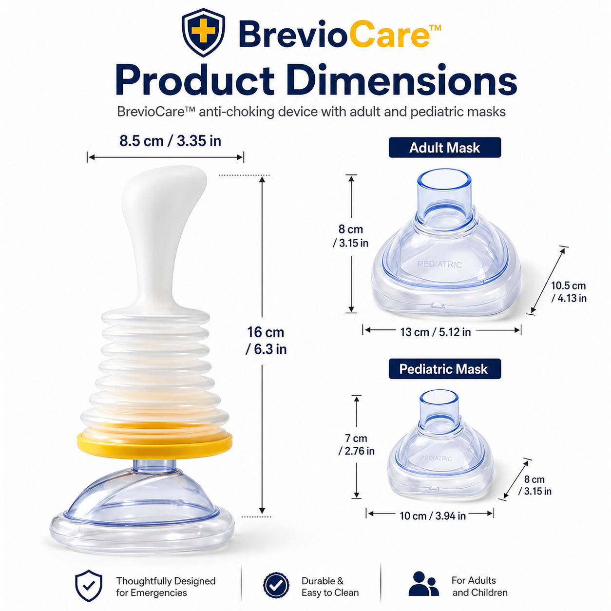 BrevioCare™ Anti-Choking Rescue Device